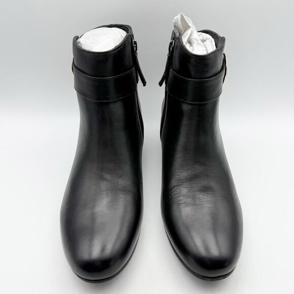 Trotters Womens Melody Ankle Booties US 10.5 NARROW Black Leather NIB - Picture 8 of 14